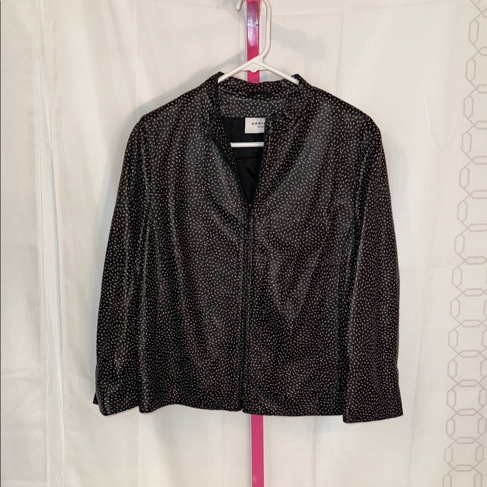 Akris Punto‎ 100% Lamb Nappa Leather Jacket